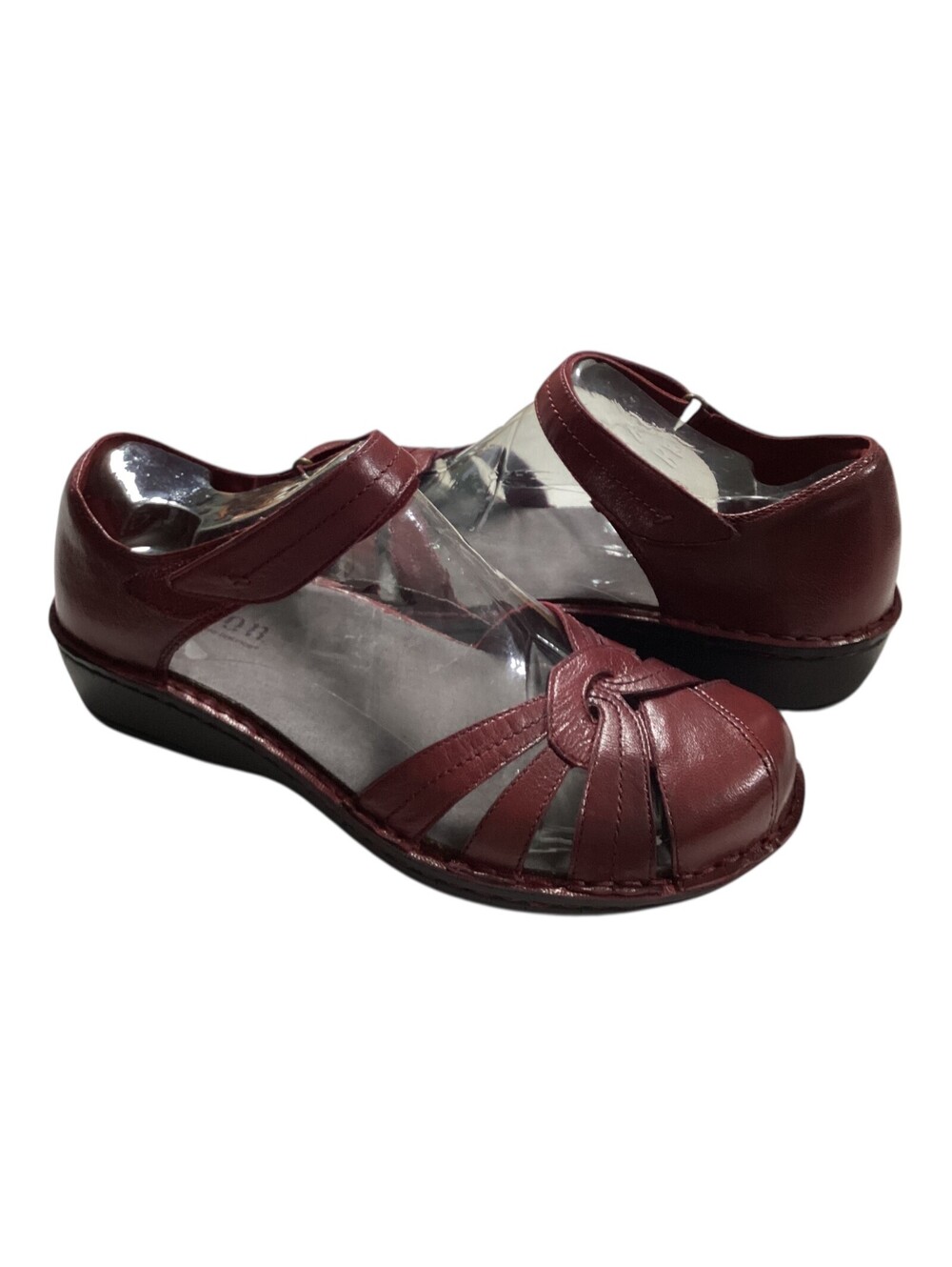 Aravon Clarissa Womens Orthotic Comfort Shoes Cushioned Red 8 AA EUR 39 NIB Rare